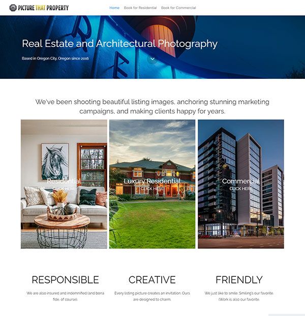 George Shubin – Website für Immobilien- und Architekturfotografie – Pixpa