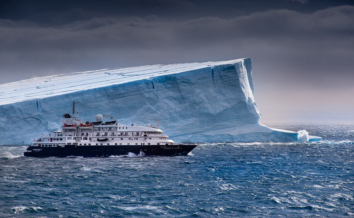 Try to give your iceberg shots a sense of scale