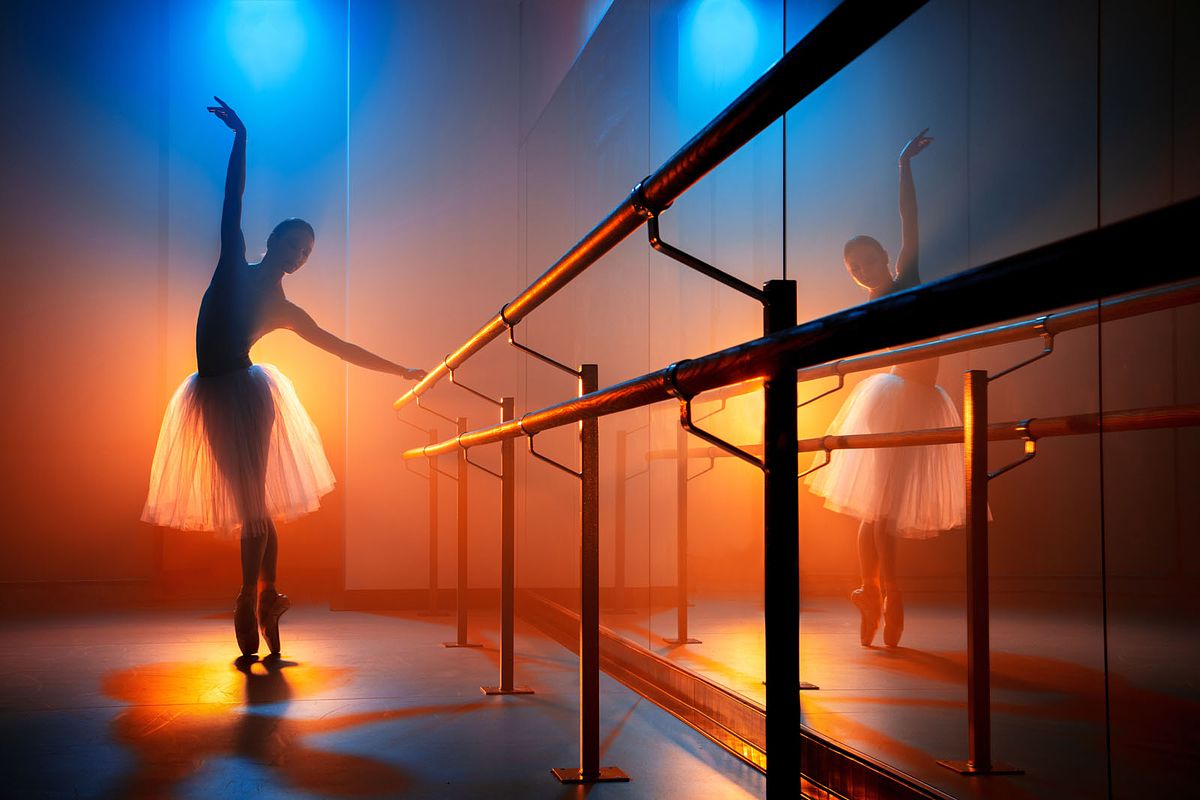 Color Gelled Ballet Photos Christine Shevchenko Principle American Ballet Theater