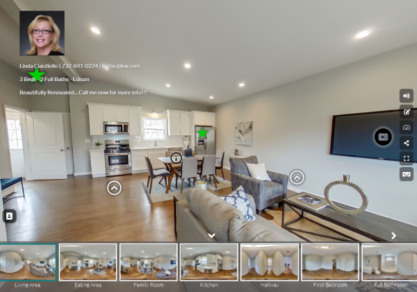 3D or 360 Tours for Middlesex County NJ real estate agents