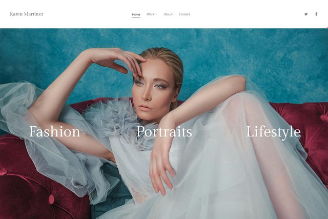 Lucciola - Pixpa Modello di sito web per portfolio di nozze