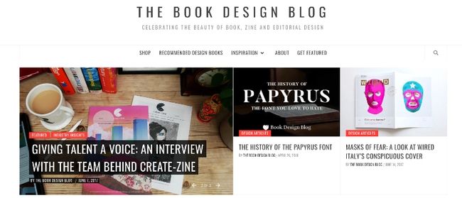 O blog de design de livros