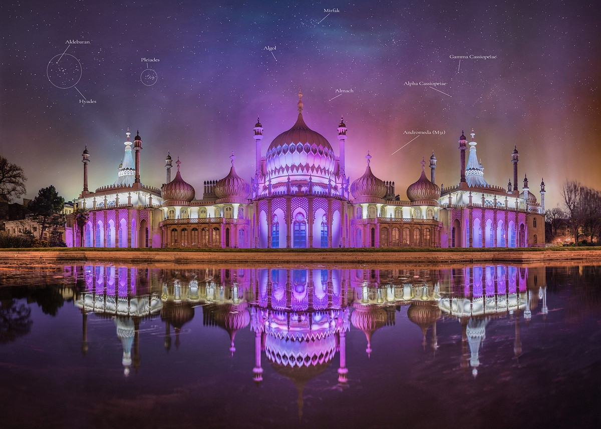 Royal Pavilion at Night Brighton
