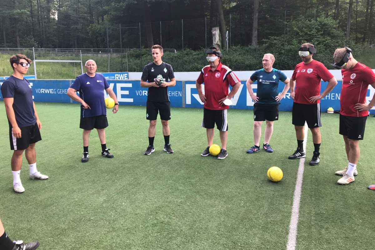 SV Werder Bremen unterstützt Trainerqualifizierung im Handicap-Fußball - Inklusiver Fußball-Workshop