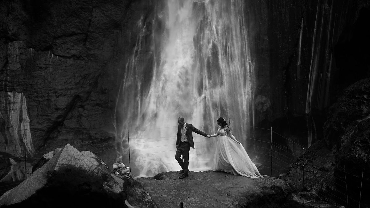 Bajos Del Toro Waterfall Elopement Costa Rica