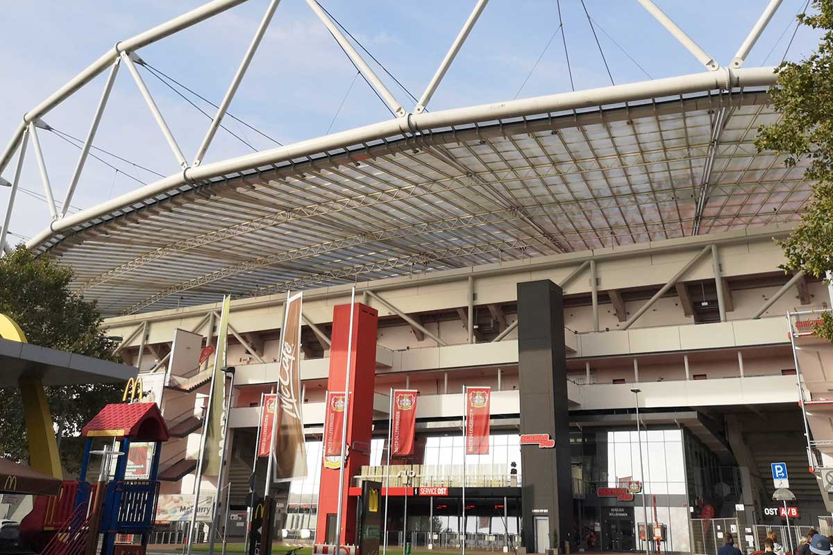 Stadiontour in der BayArena Leverkusen