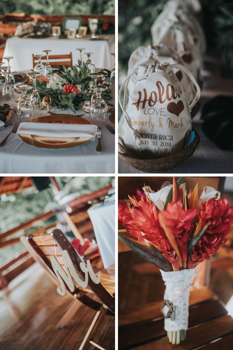 tropical wedding costa rica