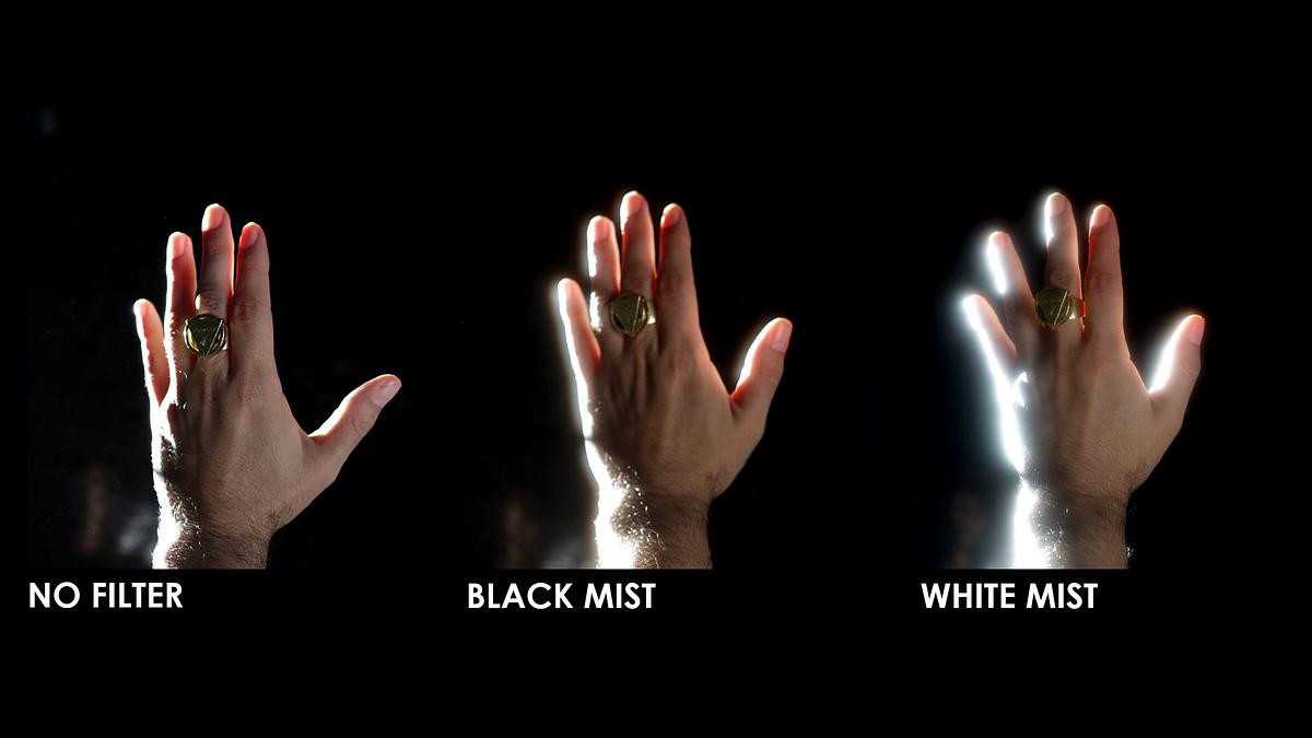 Black Mist vs White Mist Comparing Diffusion Filters