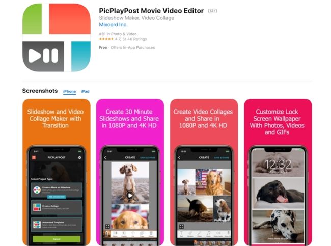 PicPlayPost-Filmvideo-Editor-App