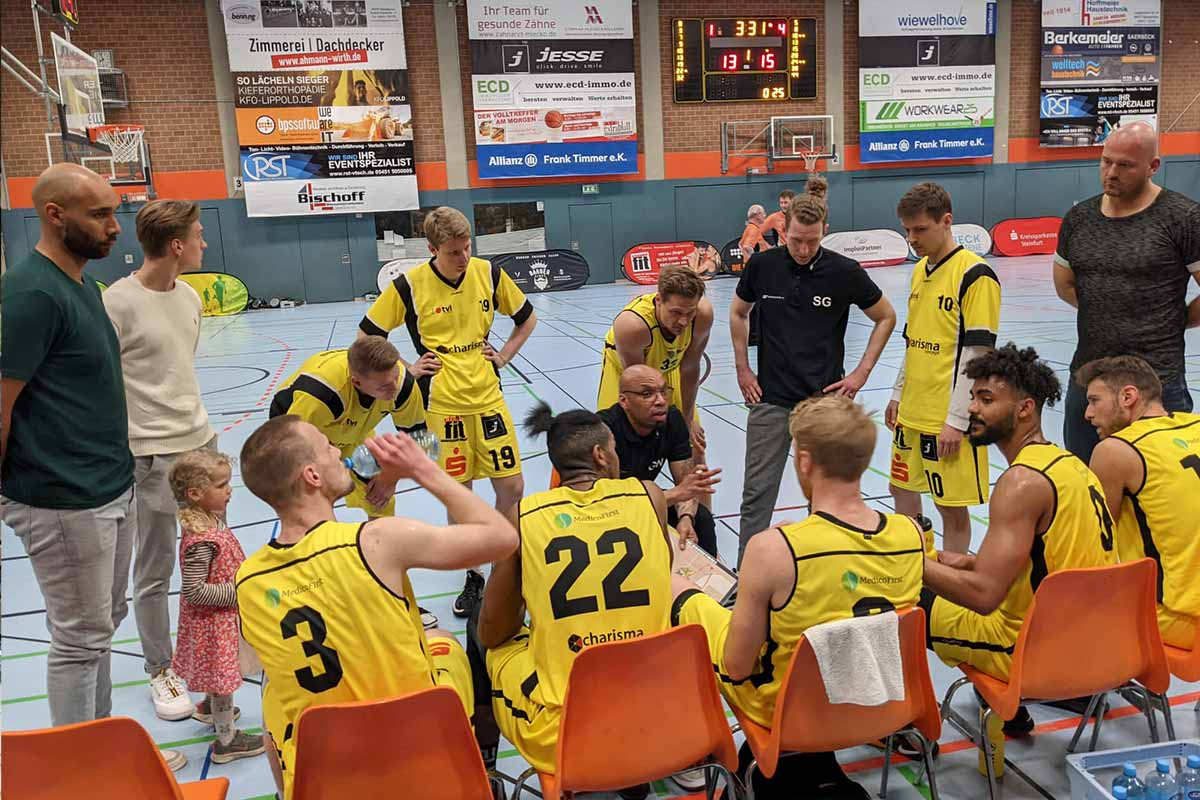Spannendes Basketballspiel gegen Recklinghausen