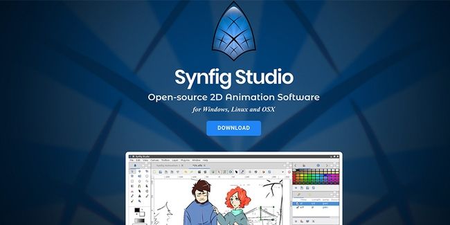 Open-source 2D animační software