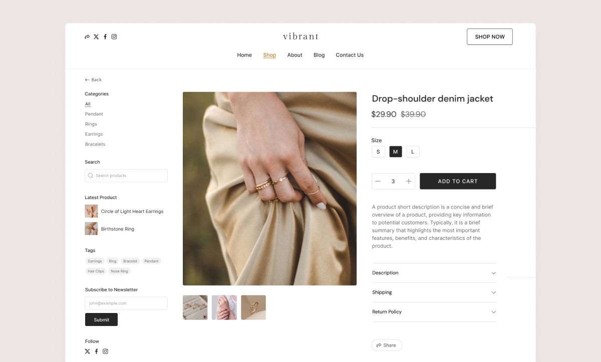Elevate your online store with customizable product pages