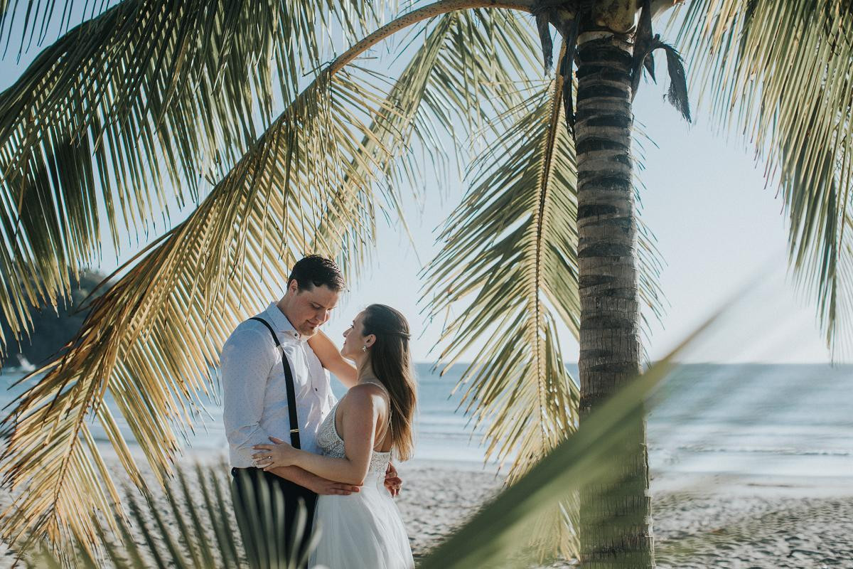 Beach Elopement Costa Rica Photographer