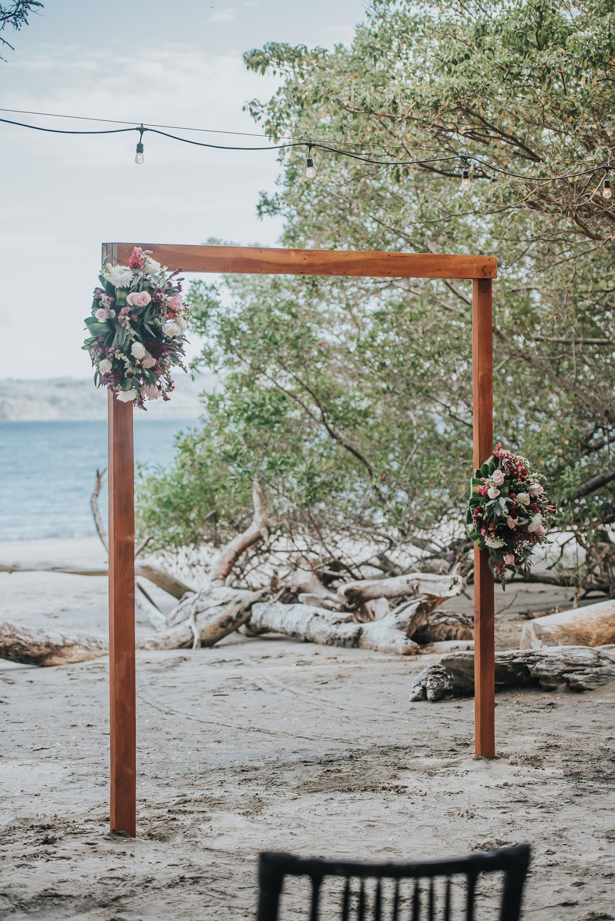 Costa Rica Beach Wedding Ceremony