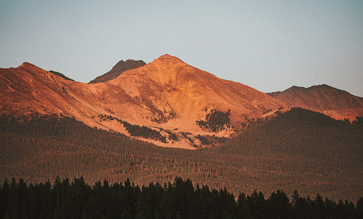 Dispersed camping views in Gunnison, Colorado