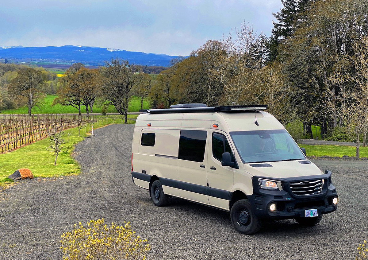 Custom Mercedes Wine Tour Van