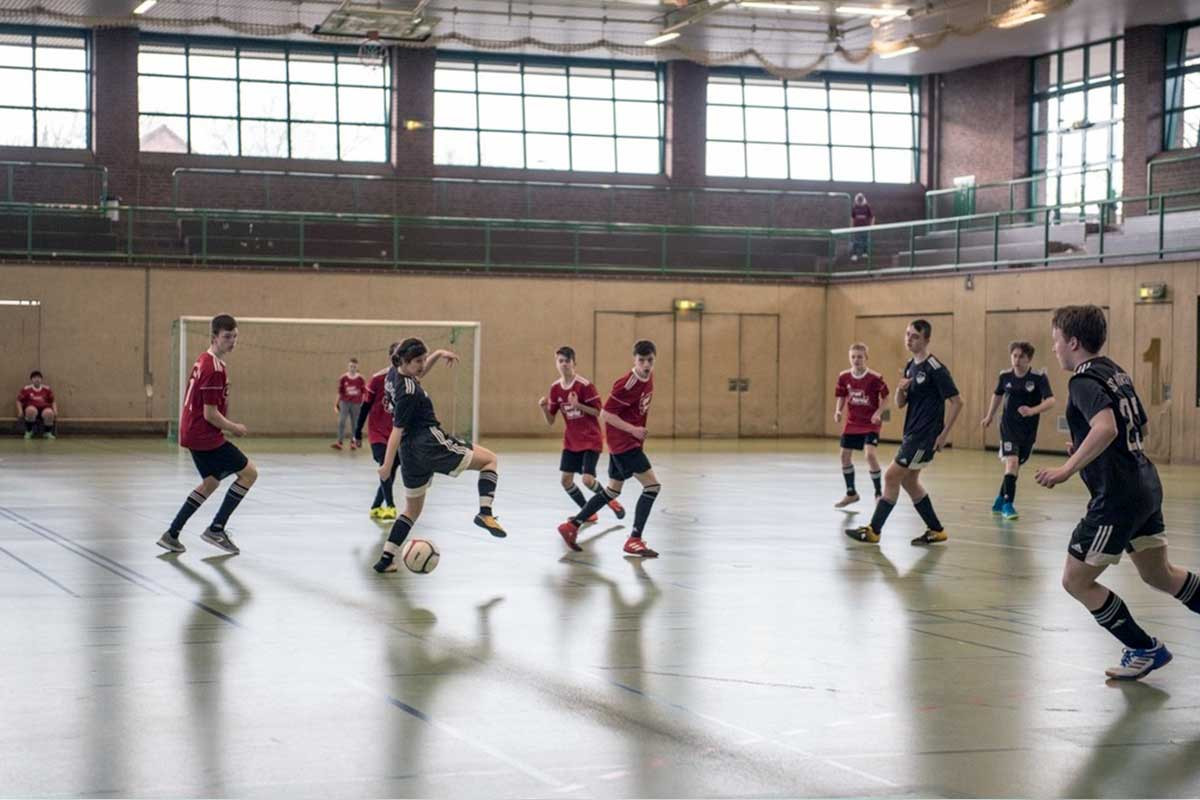 Begeisterte Fußballer bei Ibbenbürener Kickers Heimturnier