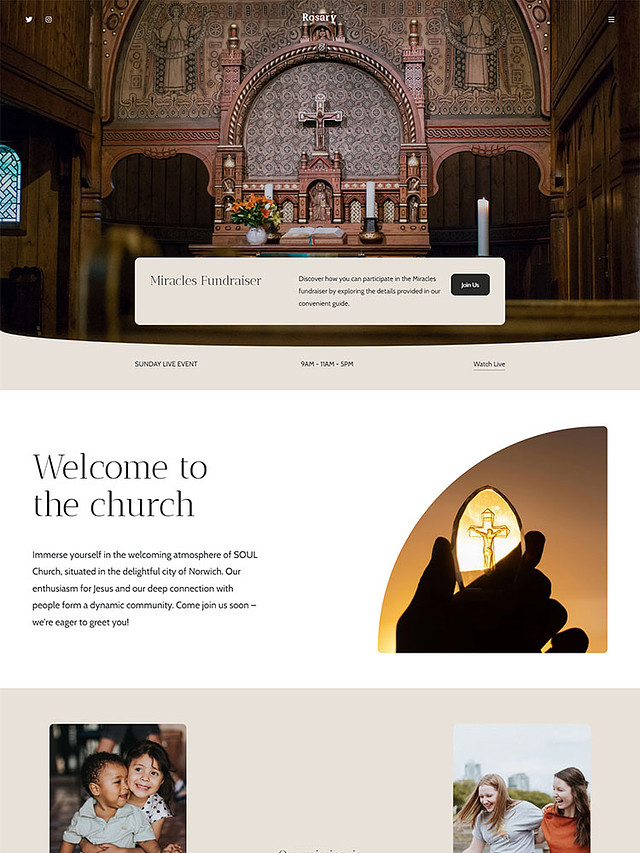 Rosary - Pixpa Portfolio Website Templates