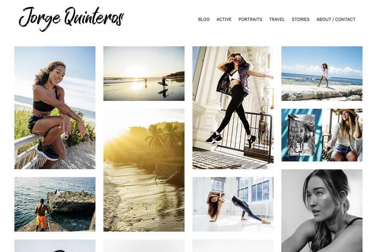 Photography Website Examples