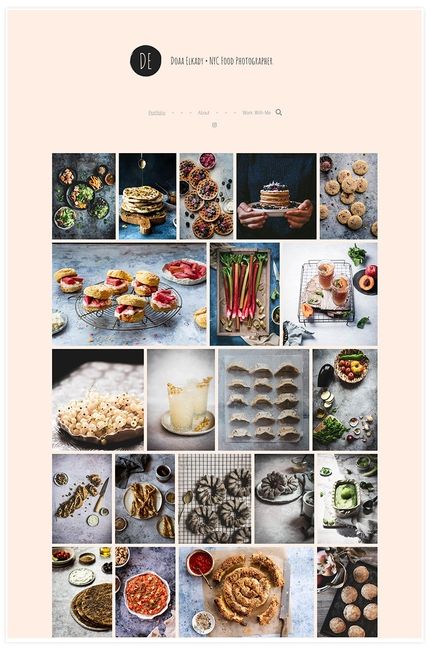 Веб-сайт Doaa Elkady Food Photography