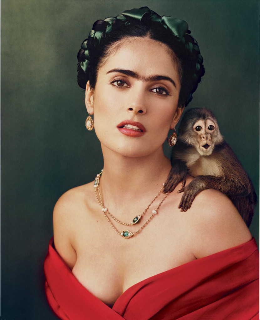 Salma Hayek as Frida Kahlo by Annie Leibovitz