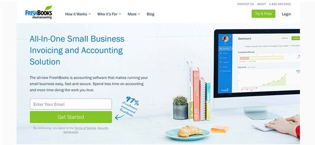 Freshbooks Accounting Melhores aplicativos de produtividade