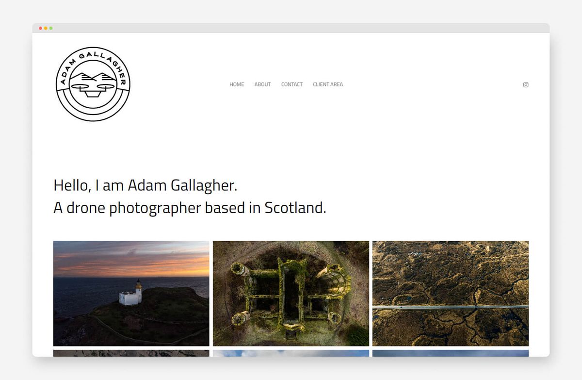 Adam Gallagher - Portfolio voor dronefotografen