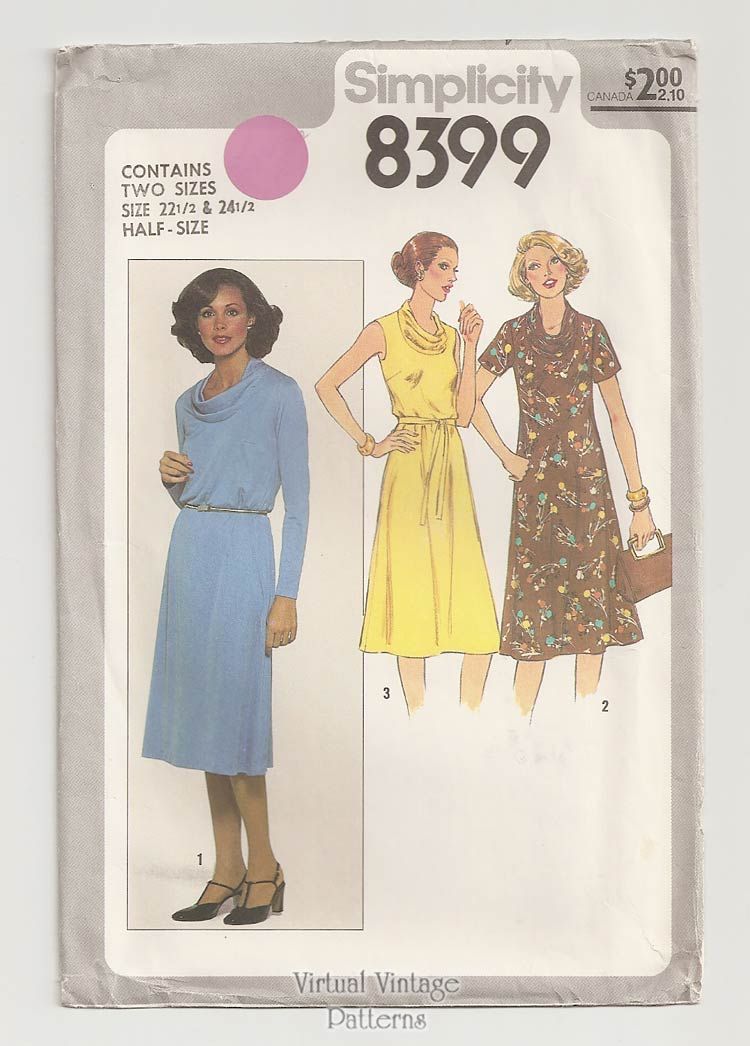 Simplicity 8399 vintage 1960s blouses sewing pattern Bust 36