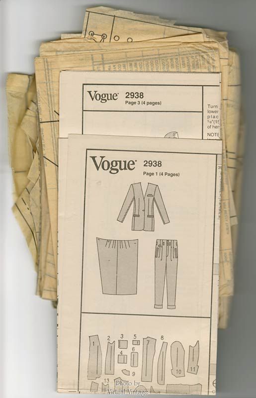 Designer Donna Karan Fab 90's Vogue 2747 Misses' 