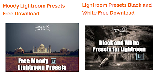Lightroom presets by lapse of the shutter