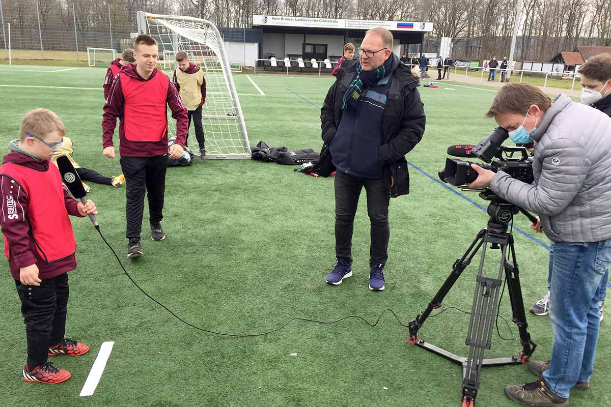 DFB-Film-Team erfasst die Siegesfreude bei den Ibbenbürener Kickers