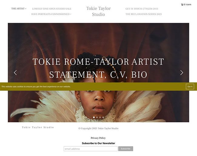 Tokie Taylor CV-website