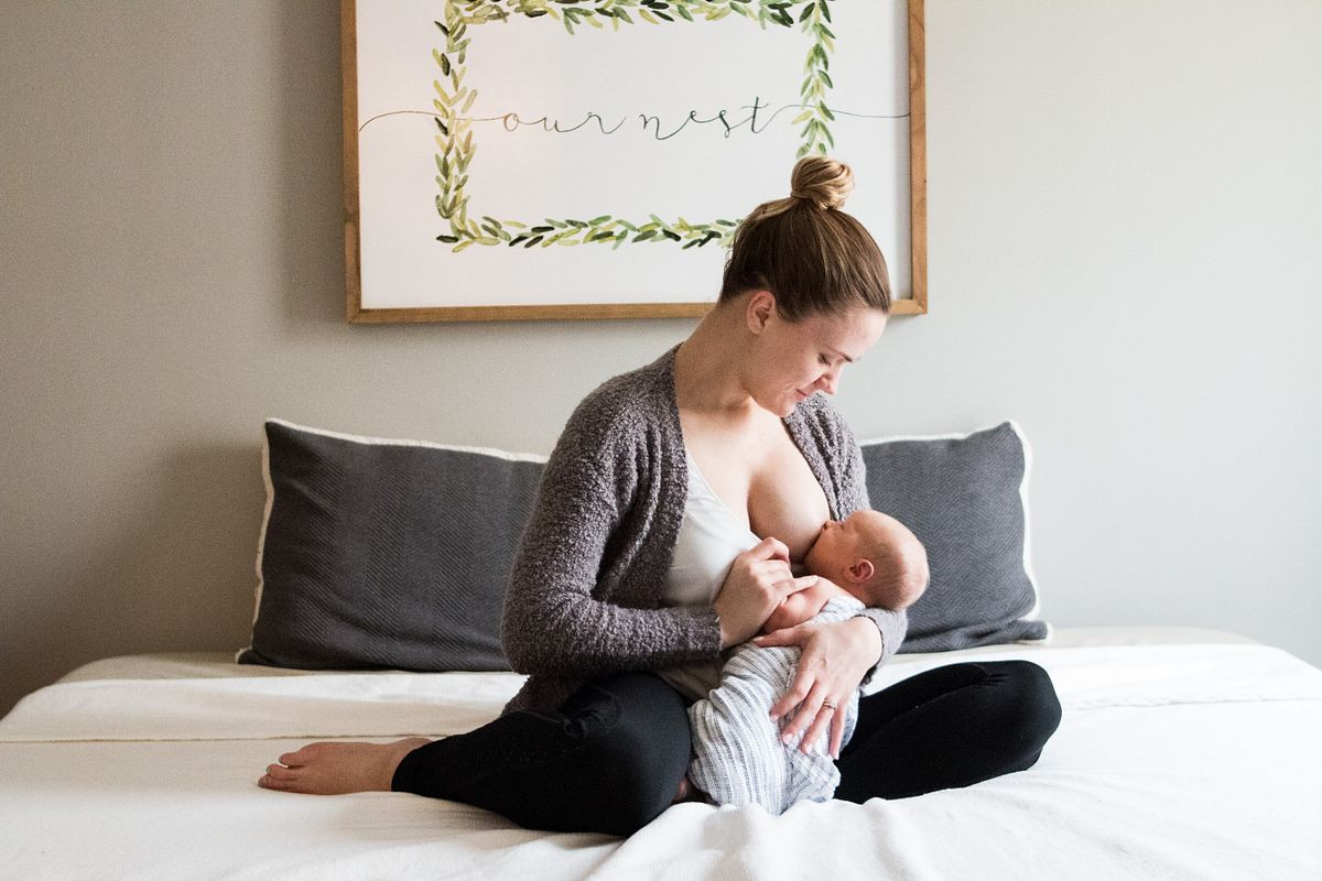Newborn Breastfeeding Photography