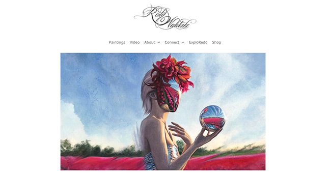 Site Web du peintre inspirant Redd Walitzki