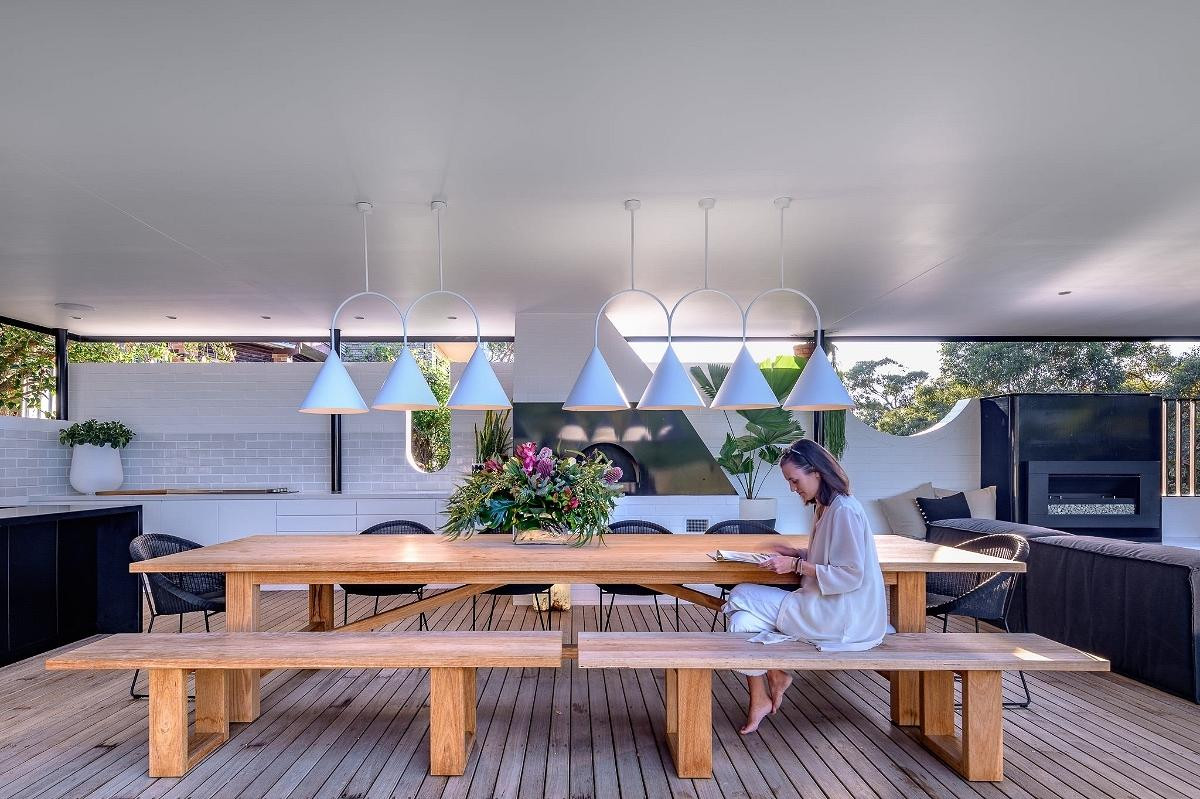 Newport House > Cabana, 'LA Cool', by Carter Williamson Architects
