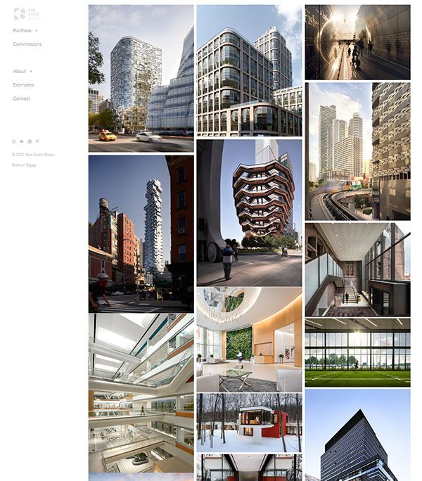 Kimberly Smith – Website für Architekturfotografie – pixpa