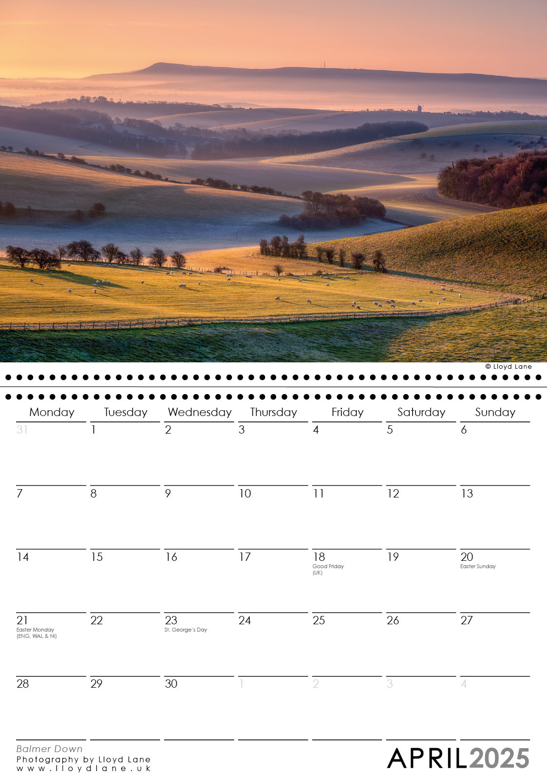 Sussex Calendar 2023 - Kingston Ridge