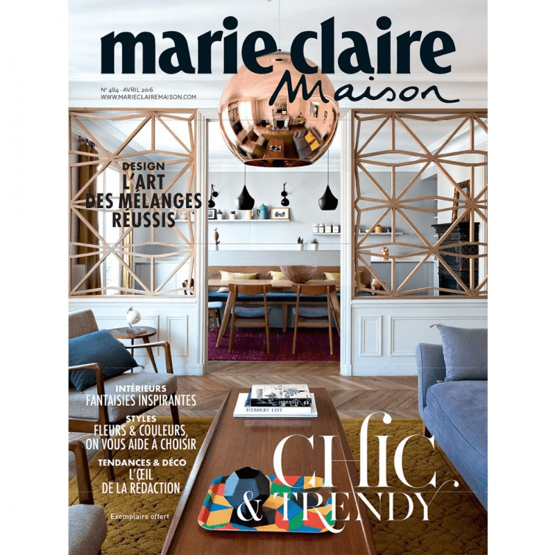 นิตยสารออกแบบภายในของ Marie Claire Maison