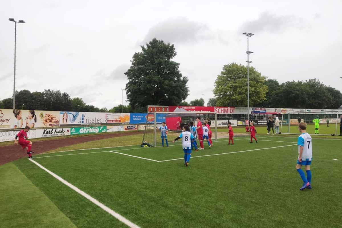 Ibbenbürener Kickers U12 beim Turnier in Delbrück