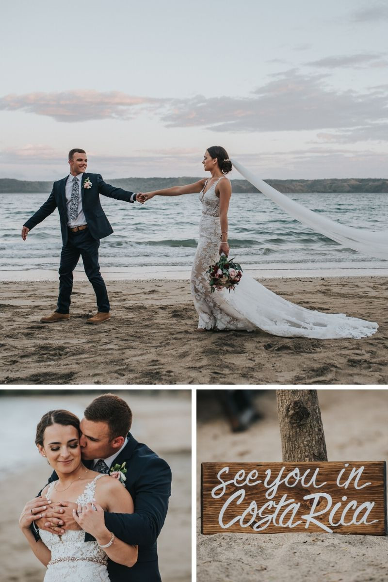 costa rica beach wedding