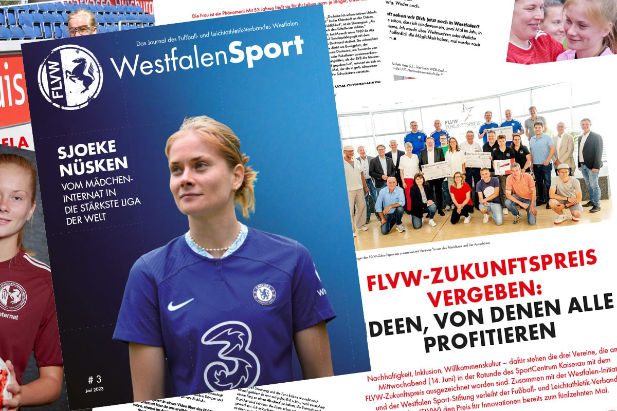 Die Ibbenbürener Kickers erhalten den FLVW-Zukunftspreis. Westfalenspiegel 3/2023 berichtet über ihre herausragende Arbeit.