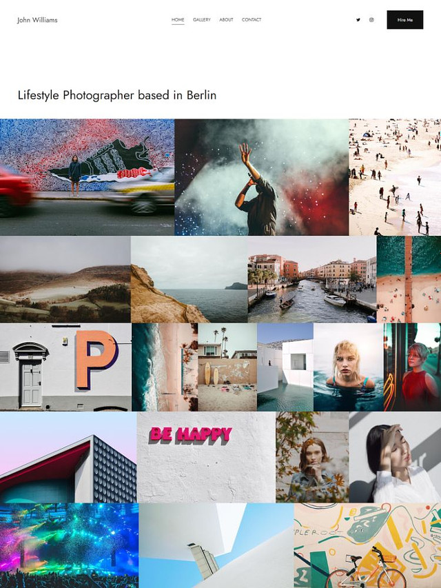 Prämie - Pixpa Portfolio-Website-Vorlagen