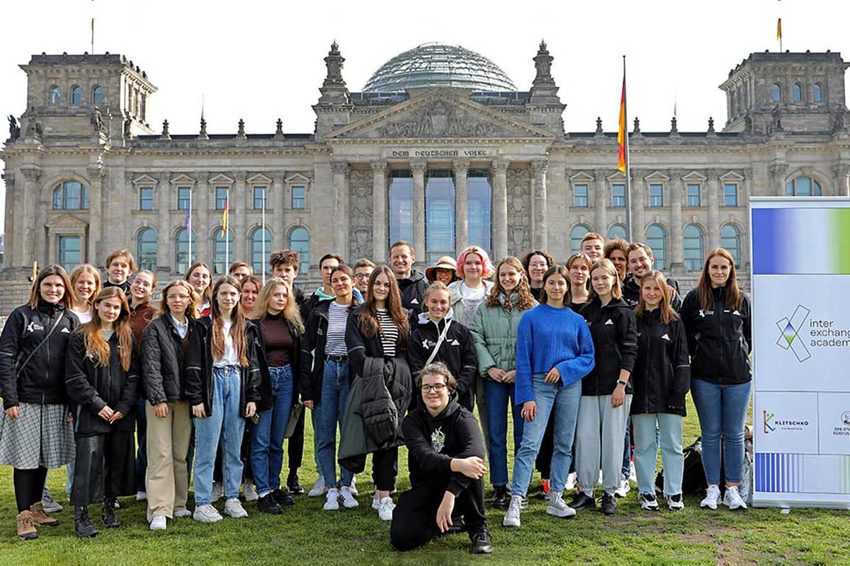 Teilnehmer der Inter Exchange Academy aus Deutschland und der Ukraine in Berlin.