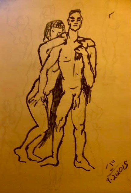 Man and Woman Together (Untitled)