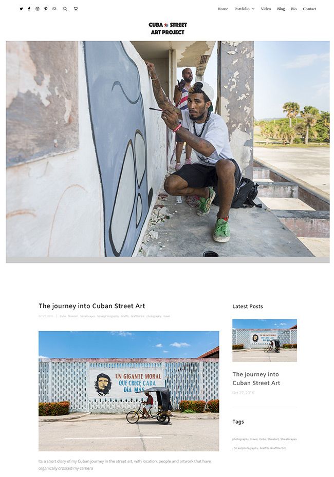 The Cuba Street Art Project Miglior sito web di blog