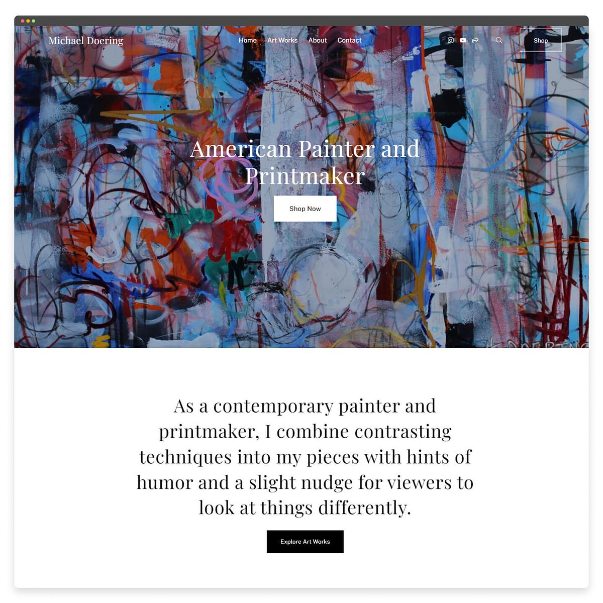 Printmaker Website Design