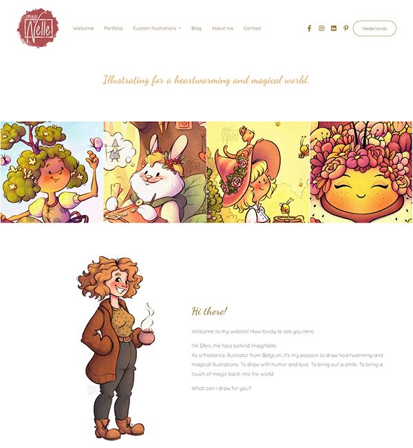 Ellen Portföy Web Sitesi Örnekleri