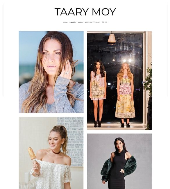 Portfolio-Website von Taary Moy