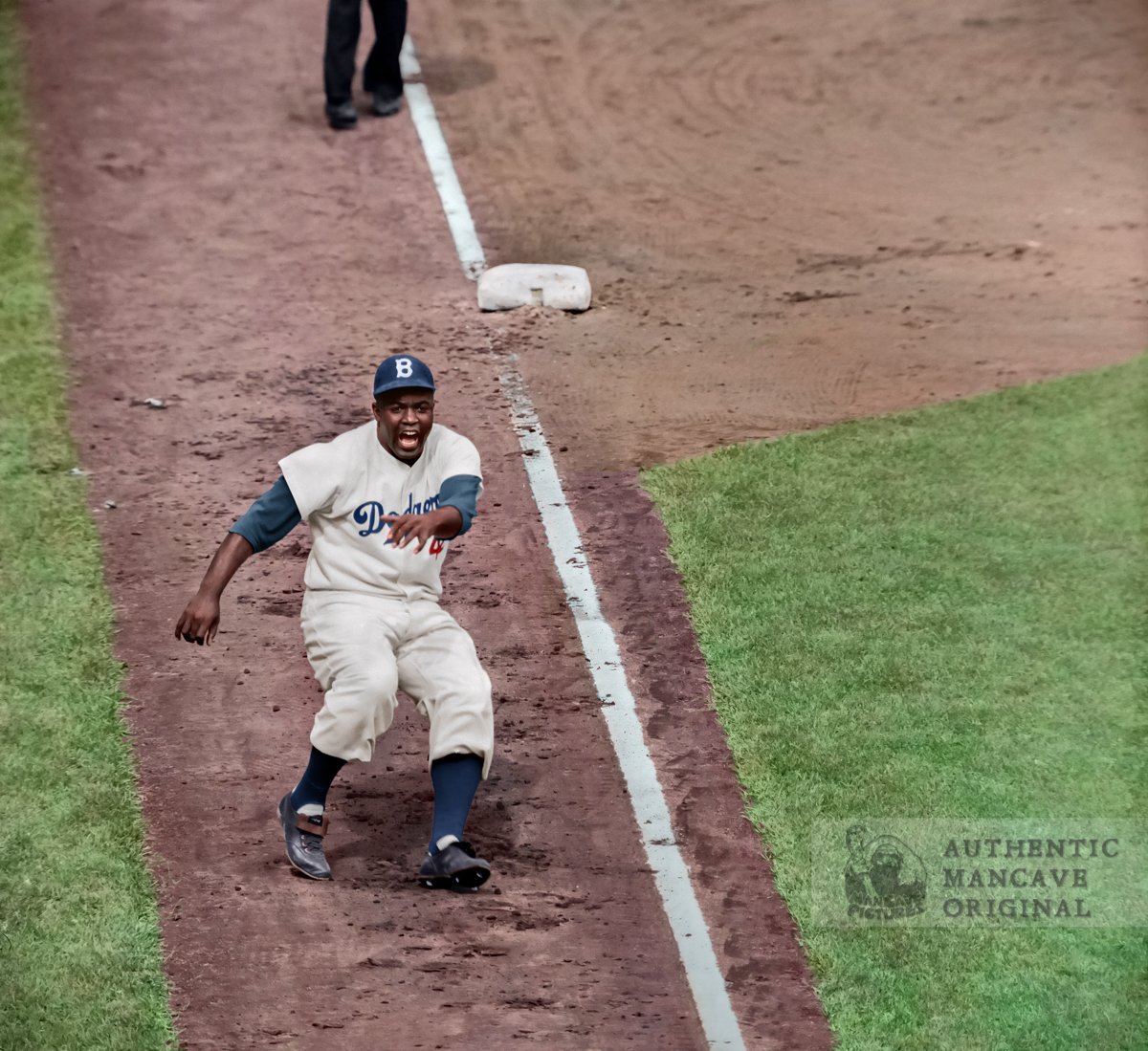 Jackie Robinson - Brooklyn Dodgers (1955) ***AVAILABLE ONLY @ The HOF ...