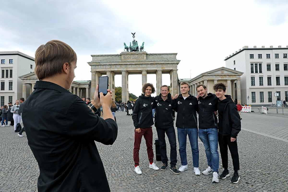 Erinnerungen schaffen am Brandenburger Tor